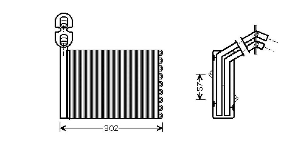 Radiador de calefacción VALEO ref. 812324